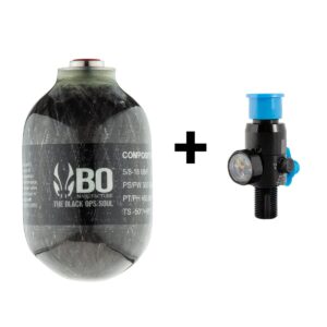 Pack bouteille BO Manufacture Kevlar 0,5L + régulateur Dye 4500 PSI - paintball - air comprimé & co2