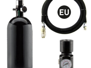 Pack complet EU bouteille 0,8L + preset + régulateur HPA + ligne renforcée