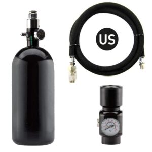 BO MANUFACTURE - Pack complet US bouteille 0,8L + preset + régulateur HPA + ligne renforcée US - airsoft - pièces détachée...