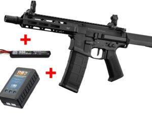 Pack complet Réplique M4 Falcon 904 AEG Mosfet et E.T.U programmable 1,3J + batterie Lipo + chargeur