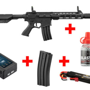 Krown Land - Pack Venator Silent + batterie + chargeur batterie + pot de bille +1 chargeur 50 coups offert - carabines à a...