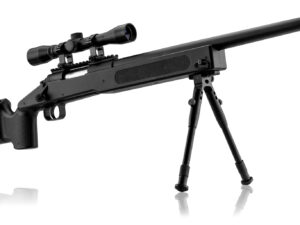 Pack airsoft sniper type M40 ressort 1. 9j + bi-pied + lunette 4x32