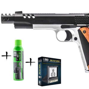 Pack de Noel réplique GBB VORSK CS Defender Pro 1J + billes + cible + gaz - airsoft - répliques de poing