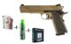 Pack de Noel réplique GBB Raven 1911 MEU Tan 1J + billes + cible + gaz - Vue principale