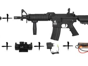 Pack de Noel replique AEG avec point rouge et silencieux  1J