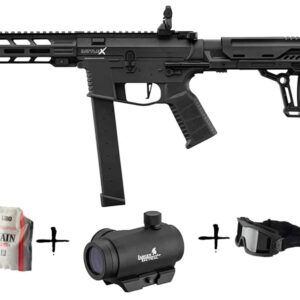 Lancer Tactical - Pack de Noel replique AEG Battle X + point rouge + masque 1J - airsoft - répliques longues