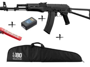 Pack de Noel réplique AEG AK74 + batterie Lipo + chargeur + housse 1J