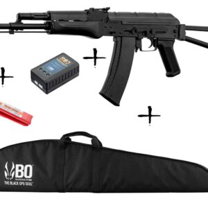 DOUBLE-BELL - Pack de Noel réplique AEG AK74 + batterie Lipo + chargeur + housse 1J - airsoft - répliques longues