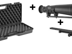 Pack lunette hutte 1/2 jumelle 9 x 63 RTI + support anti-recul + mallette