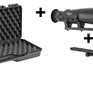 RTI Optics - Pack lunette hutte 1/2 jumelle 9 x 63 RTI + support anti-recul + mallette - lunettes de chasse
