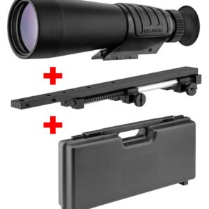 Pack Demi-jumelle hutte Waldberg 9x63 + montage + mallette - lunettes de chasse