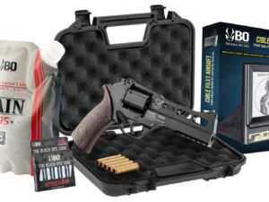 Pack Airsoft revolver CO2 CHIAPPA RHINO 50DS + Co2 + billes + cible + mallette