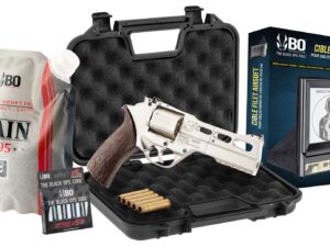 Pack Airsoft revolver CO2 CHIAPPA RHINO 50DS + Co2 + billes + cible + mallette