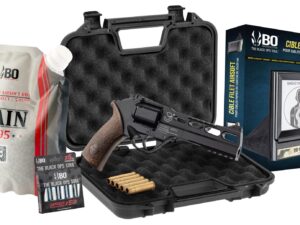 Pack Airsoft revolver CO2 CHIAPPA RHINO 60DS + Co2 + billes + cible + mallette
