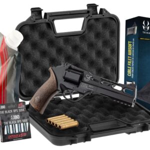 CHIAPPA LOISIRS - Pack Airsoft revolver CO2 CHIAPPA RHINO 60DS + Co2 + billes + cible + mallette - airsoft - répliques de ...