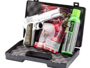 Pack GNB Gaz 1911 Eagle silver 0,5J + mallette + billes + gaz