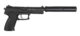 Réplique airsoft pistolet MK23 full set Noir gaz GNB - Vue 1