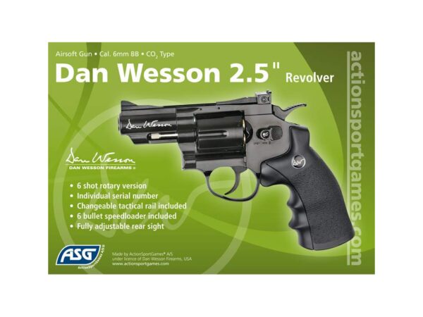 Réplique airsoft revolver Dan Wesson 2.5'' CO2 – Image 3