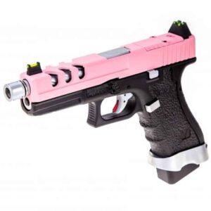 Réplique GBB VORSK EU7 Vented Noir/Rose - airsoft - répliques de poing