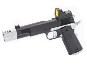 Réplique GBB gaz VORSK VP-X Noir / Chrome 1,0J + point rouge BDS