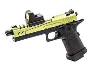 Réplique GBB gaz Hi-Capa 5.1 SPLIT Noir / OD 1,0J + point rouge BDS