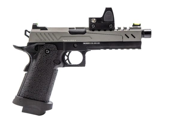 Réplique GBB gaz Hi-Capa 5.1 SPLIT Gris / Noir 1,0J + point rouge BDS – Image 4