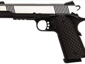 Réplique GBB 1911 MEU Rail Raven full metal gaz noir silver 1,0J