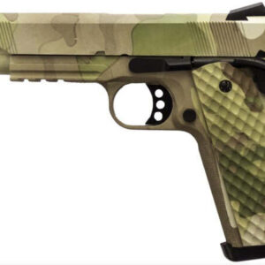 Réplique airsoft GBB 1911 MEU Rail Raven full metal gaz Camo 1,0J - airsoft - répliques de poing