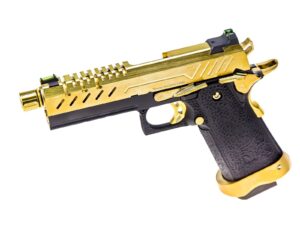 Réplique GBB gaz Hi-Capa 4.3 Noir / Or 0,9J