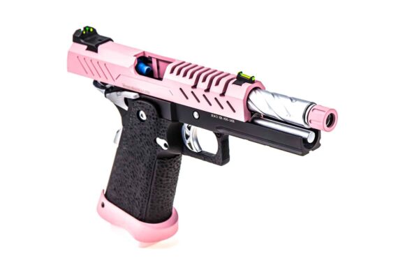 Réplique GBB gaz Hi-Capa 4.3 Noir / Rose 0,9J – Image 3