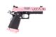 Réplique GBB gaz Hi-Capa 4.3 Noir / Rose 0,9J - Vue 3