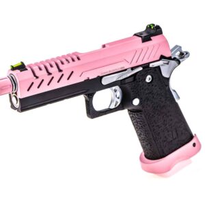 VORSK - Réplique GBB gaz Hi-Capa 4.3 Noir / Rose 0,9J - airsoft - répliques de poing