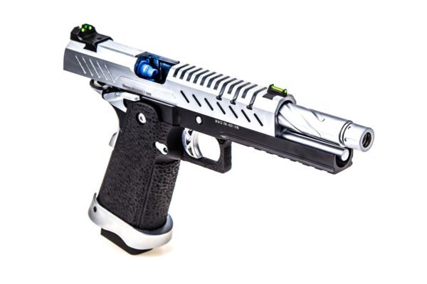Réplique GBB gaz Hi-Capa 5.1 Noir / Chrome 1,0J – Image 3