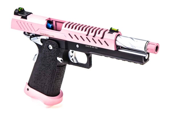 Réplique GBB gaz Hi-Capa 5.1 Noir / Rose 1,0J – Image 3