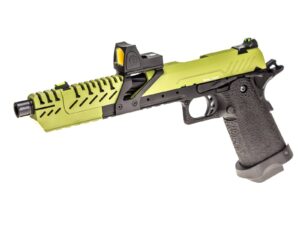 Réplique GBB gaz Hi-Capa TITAN 7 Noir / OD 1,0J + point rouge BDS