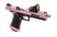 Réplique GBB gaz Hi-Capa 5.1 SPLIT Pink / Noir / Chrome 1,0J + point rouge BDS - Vue 1