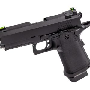 Réplique GBB Raven gaz Hi-Capa 3.8 Pro Noir 0,9J - airsoft - répliques de poing