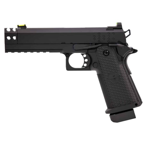 Réplique airsoft pistolet GBB  Raven Hi-Capa Hex-Comp Noir – Image 3