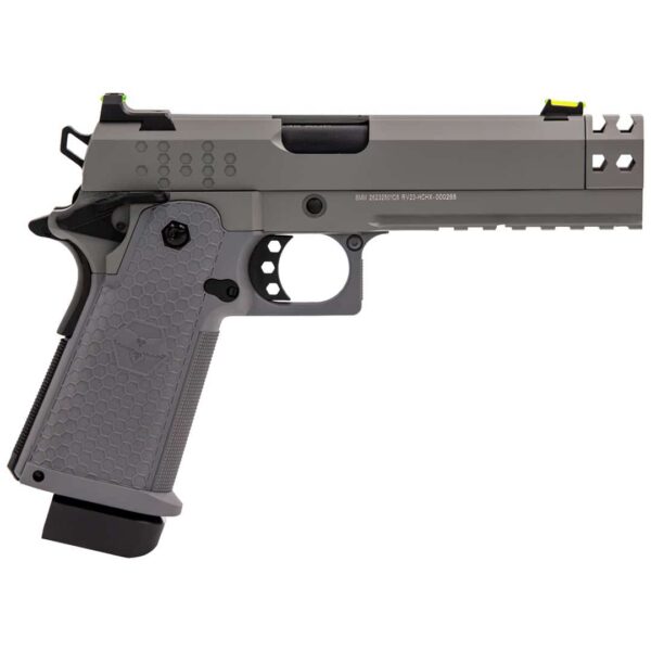 Réplique airsoft pistolet GBB Raven Hi-Capa Hex-Comp Gris – Image 2