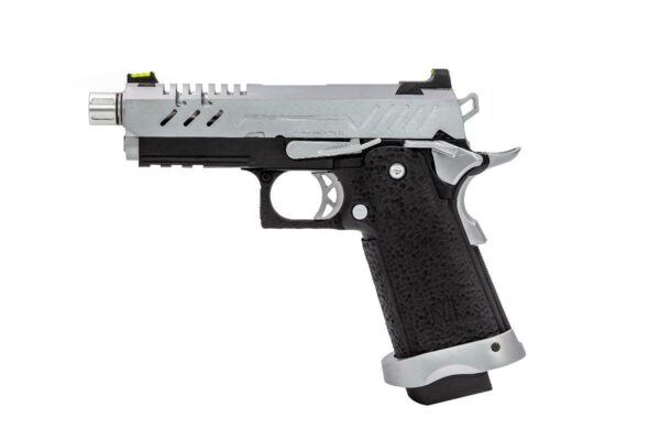 Réplique GBB gaz Vorsk Hi-Capa 3.8 PRO Noir / Silver 1,0J – Image 3