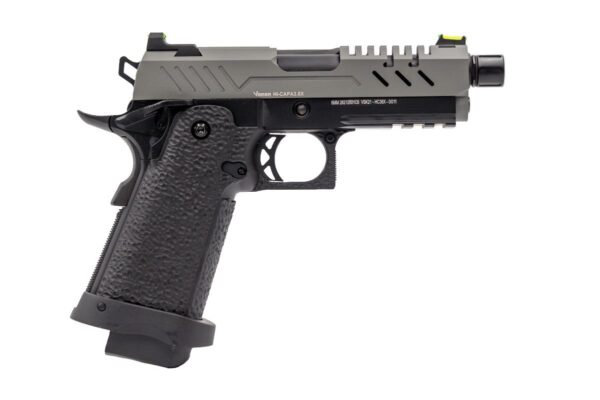 Réplique GBB gaz Vorsk Hi-Capa 3.8 PRO Noir / Grey 1,0J – Image 4