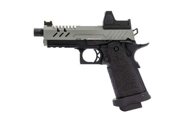 Réplique GBB gaz Vorsk Hi-Capa PRO + BDS Noir / Gris 1,0J – Image 3