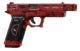 Réplique GBB VX7302 DP rouge et noir - Vue principale
