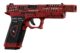 Réplique GBB VX7102 DP rouge et noir - Vue principale