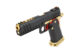 Réplique HX2002 FULL BLACK & GOLD gaz GBB - Vue 2