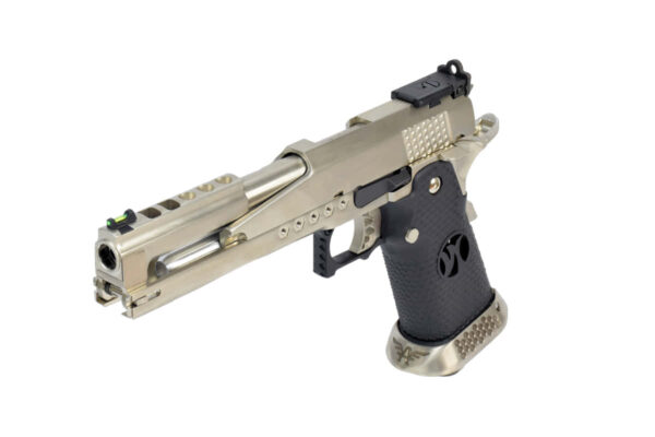 Réplique airsoft HX2201 IPSC split silver gaz GBB – Image 4