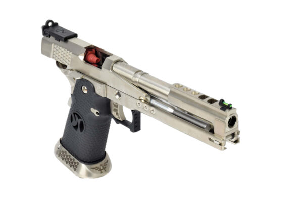 Réplique airsoft HX2201 IPSC split silver gaz GBB – Image 3