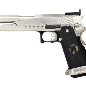 AW CUSTOM - Réplique airsoft HX2201 IPSC split silver gaz GBB - airsoft - répliques de poing