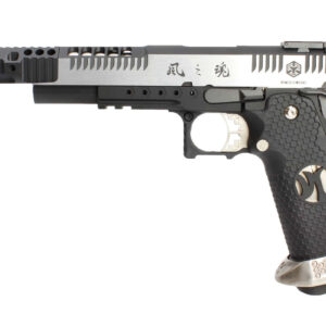 Réplique GBB HX2401 IPSC split silver . 38 supercomp - AW custom - airsoft - répliques de poing