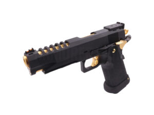Réplique Hi-Capa 5.1 HX2701 full gaz GBB noir et or